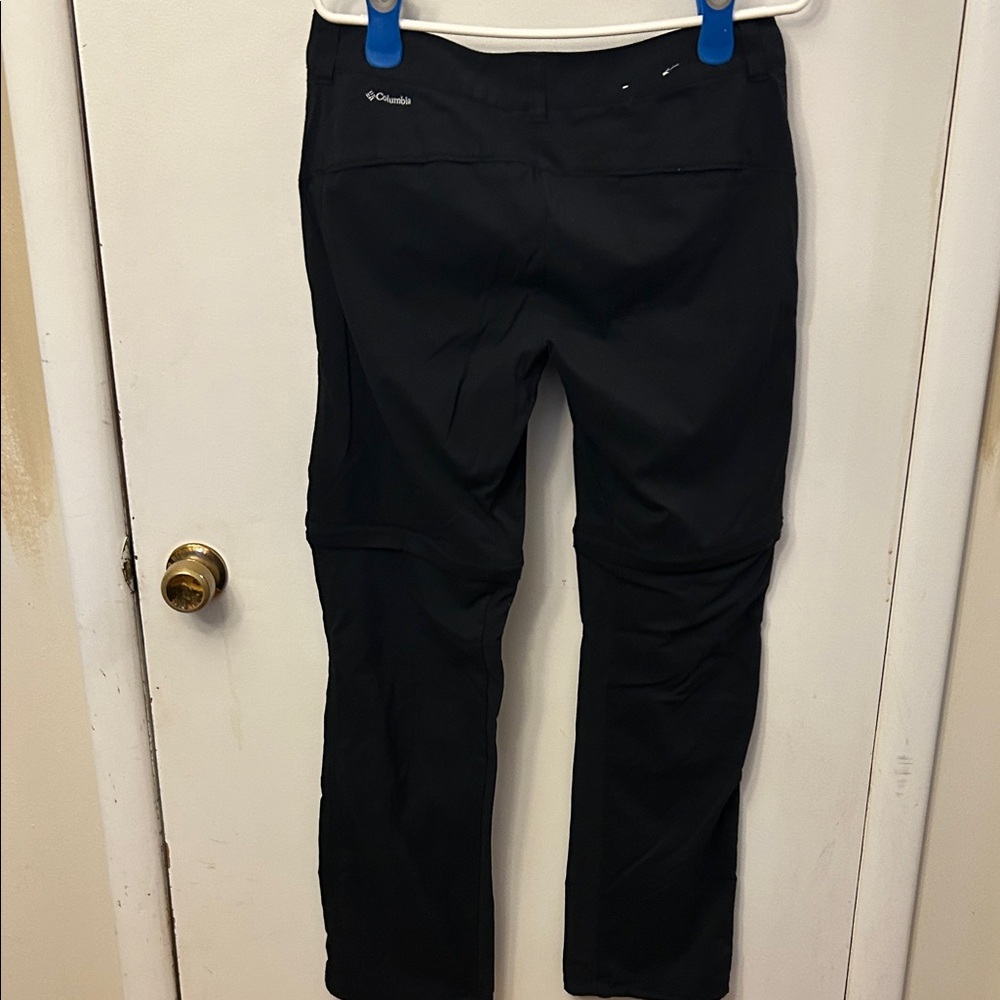 Columbia Black Convertible Hiking Pants Size 10 - Picture 3 of 7
